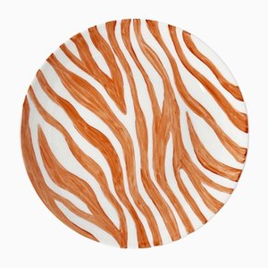 Handbemalter Zebra Teller von Dalwin Designs