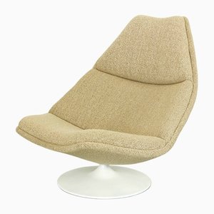 Boucle Fabric F511 Lounge Chair by Geoffrey Harcourt for Artifort