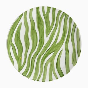 Hand Painted Zebra Plate by Dalwin Designs