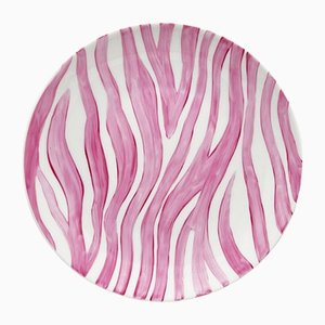 Hand Painted Zebra Plate by Dalwin Designs
