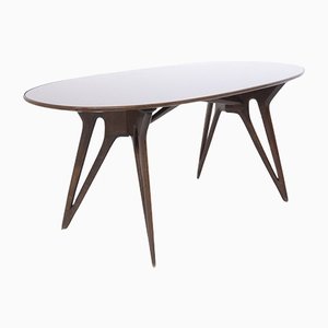 Vintage Dining Table in Wood Attributed to Ico & Luisa Parisi