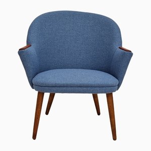 Dänischer Design Teak Sessel mit Wollbezug von Camira Furniture, 1960er