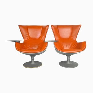 Orangener Vintage Sessel von Philippe Starck für Cassina, 2000, 2er Set