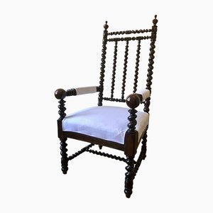 Louis XIII Style Backrest Armchair