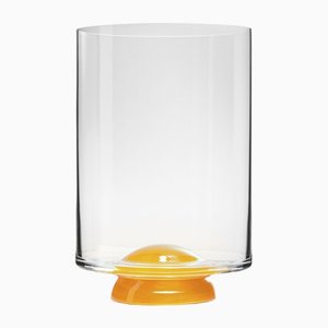 Vasos de agua en amarillo girasol de Nason Moretti. Juego de 2