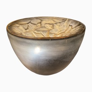 Lampada in vetro di Murano dorato