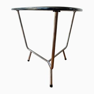 Vintage Dutch Industrial Side Table by Wim Rietveld for Auping