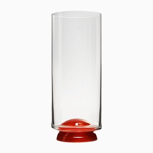 Vaso Dot Flute en rojo de Nason Moretti