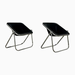 Set of Plone Desk Chair by Giancarlo Pierre Forses for Castles, 1970s