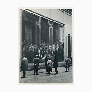 Louvre, 1950s, Black and White Photograph