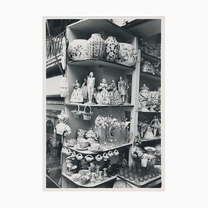 Ceramica, anni '50, fotografia in bianco e nero