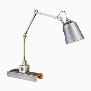 Industrial Iron Table Lamp, 1950s