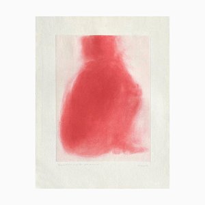 Claude Garache, Rouge assis I, Grabado