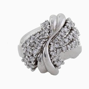 Bague Diamant et Or Blanc