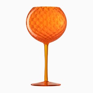 Orange Gigolo Wine Glass by Nason Moretti