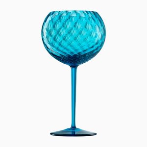 Aquamarine Gigolo Wine Glass by Nason Moretti