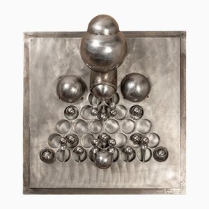 Claude Viseux, Wall Sculpture, Titanium