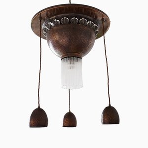 Viennese Secession Ceiling Lamp from Josef Hoffmann, 1903