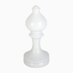 Lámpara de ajedrez Mid-Century de vidrio de Ivan Jakes, años 70