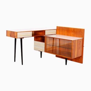 Mid-Century Writing Desk with Bookcase from UP Závody, 1960s
