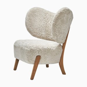Moonlight Sheepskin Tmbo Lounge Chair by Mazo Design