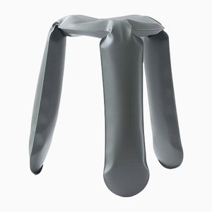 Tabouret Plopp Standard en Aluminium Gris de Zieta