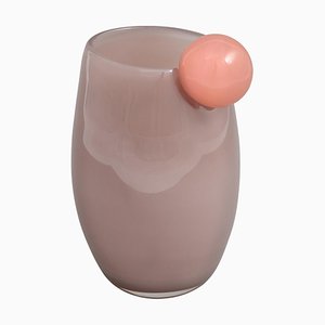 Bubblegum and Plum Bon Bon Tea Glass by Helle Mardahl