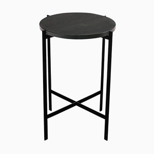 Small Black Slate Deck Side Table by Ox Denmarq
