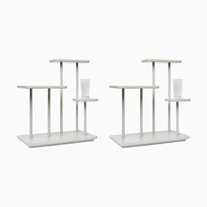 Telegrey Isolette End Tables by Atelier Ferraro, Set of 2