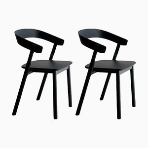 Black Dining Chair by Made by Choice, Set of 2
