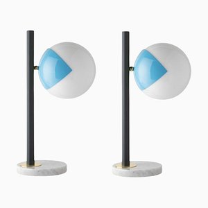 Pop-Up Black Dimmable Table Lamps by Magic Circus Editions, Set of 2