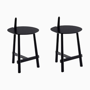 Black Altay Side Tables by Patricia Urquiola, Set of 2