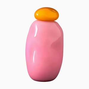 Honey and Pink Bon Bon Mega Vase by Helle Mardahl