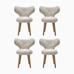 Sheepskin WNG Chairs by Mazo Design, Set of 4