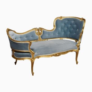 Giltwood Chaise Lounge