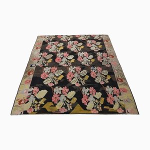 Tappeto Kilim Oushak in lana fatto a mano, Turchia