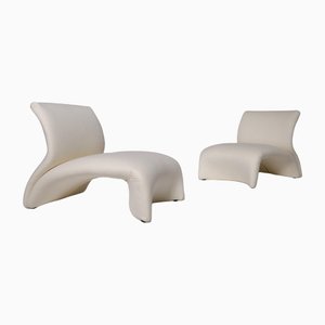 Kaïdo Lounge Chairs by Kwok Hoï Chan for Steiner, 1968, Set of 2
