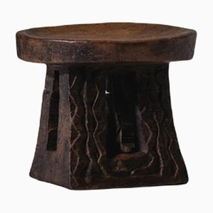 Tabouret Bamileke en Bois, 20ème Siècle