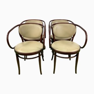 Model 210 P Chairs from Thonet, Set of 4