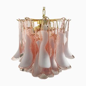 Pink Murano Glass Selle Chandelier from Murano