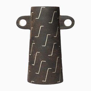Jarrón Volcano de cerámica de Clémence Seilles para Stromboli Design