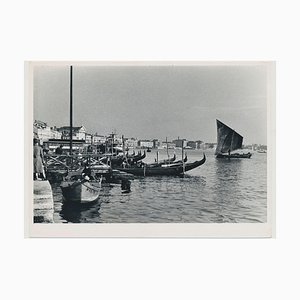 Venedig, 1950er, Schwarz-Weiß-Fotografie