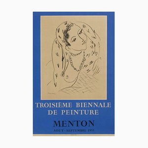 Expo 55 - Troisième Biennale de Peinture Menton Poster by Henri Matisse