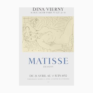 Póster Expo 70 - Galerie Dina Vierny de Henri Matisse