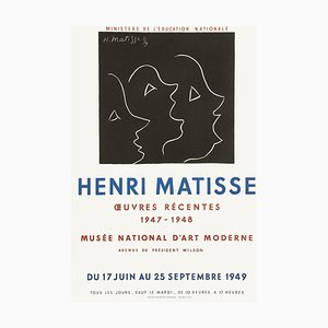 Affiche Expo 49 - Musée National d'Art Moderne par Henri Matisse
