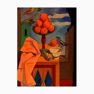 Paul Rossi, Nature Morte Métaphysique, 2018, Huile sur Toile