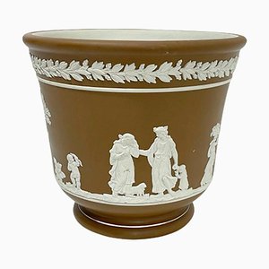 Jasperware Cache Pot from Dudson Brothers of Hanley, England