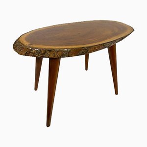 Mesa auxiliar o de tronco de árbol Mid-Century de Carl Auböck