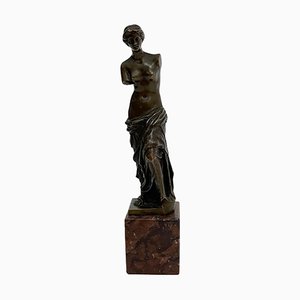 Estatua pequeña de bronce de Venus de Milo