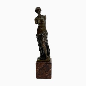 Small Bronze Statue of Venus De Milo